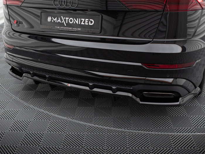 Audi SQ8 / Q8 S-Line Mk1 Facelift Rear Splitter (Vertical Bars) V.1 - Maxton Design