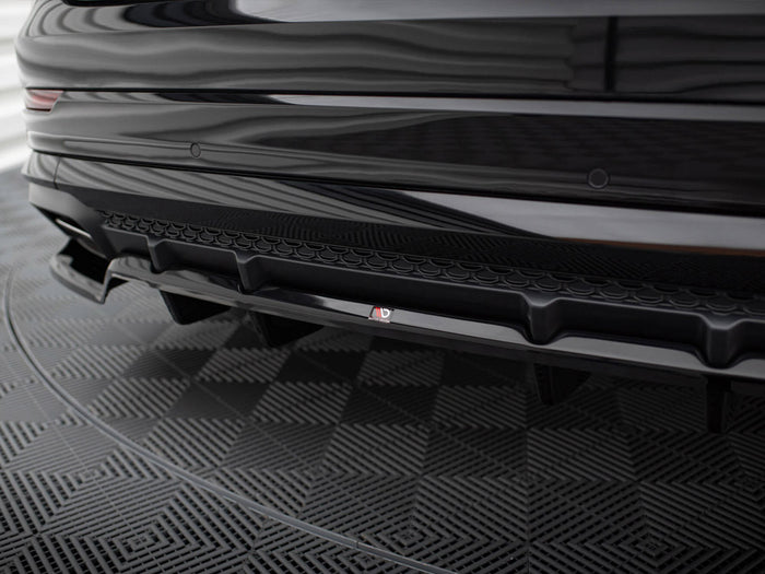 Audi SQ8 / Q8 S-Line Mk1 Facelift Rear Splitter (Vertical Bars) V.1 - Maxton Design