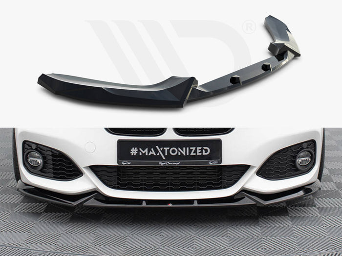 BMW 1 M-Pack / M140i F20 Facelift Front Splitter V.5 - Maxton Design