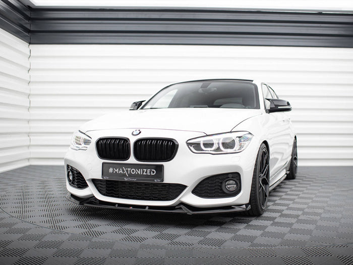BMW 1 M-Pack / M140i F20 Facelift Front Splitter V.5 - Maxton Design