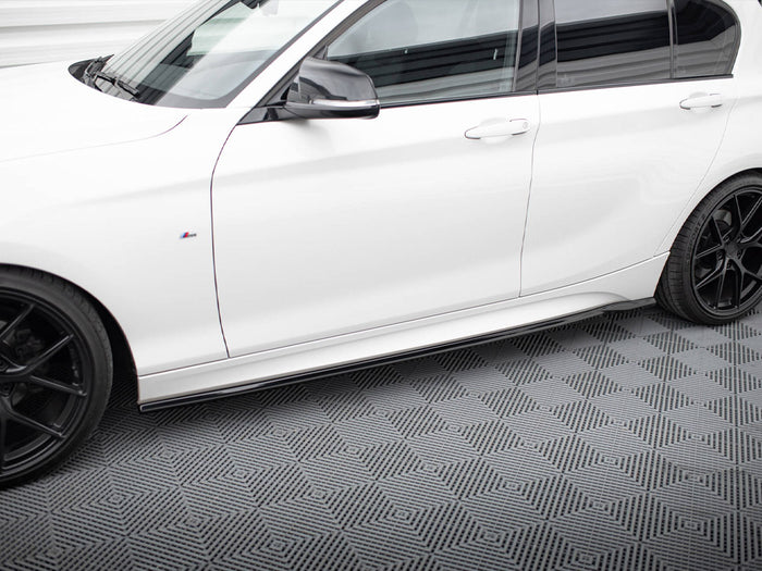 BMW 1 M-Pack / M140i F20 Facelift Side Skirts Diffusers V.4 - Maxton Design