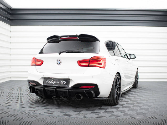 BMW 1 M-Pack / M140i F20 Facelift Rear Side Splitters V.5 (For rear valance v.3) - Maxton Design