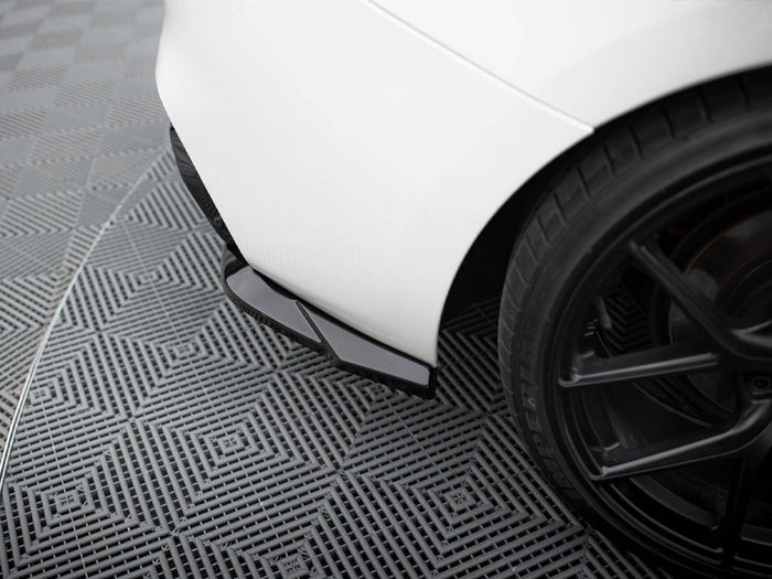 BMW 1 M-Pack / M140i F20 Facelift Rear Side Splitters V.5 (For rear valance v.3) - Maxton Design