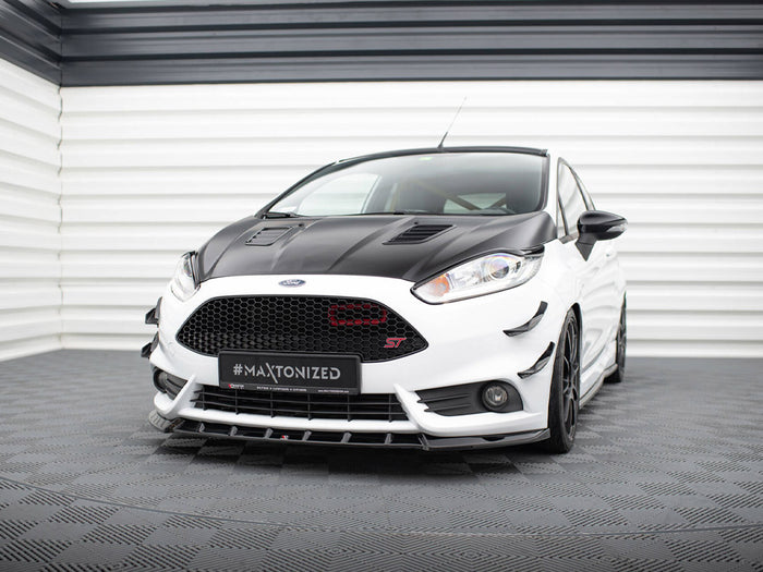 Ford Fiesta ST Mk7 Facelift Front Splitter V.6 - Maxton Design
