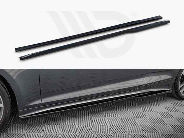 Audi S5 Coupe / A5 S-Line Coupe F5 Facelift Side Skirts Diffusers - Maxton Design