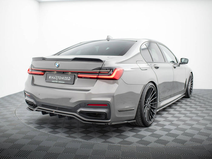 BMW 7 M-Pack G11 / G12 Facelift Rear Splitter (Vertical Bars) V.2 - Maxton Design