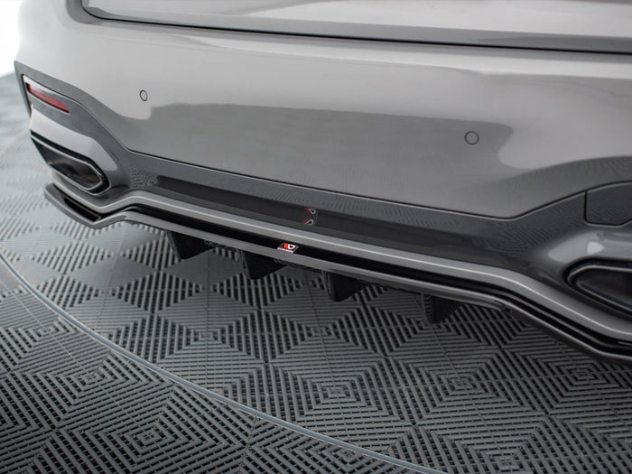 BMW 7 M-Pack G11 / G12 Facelift Rear Splitter (Vertical Bars) V.2 - Maxton Design