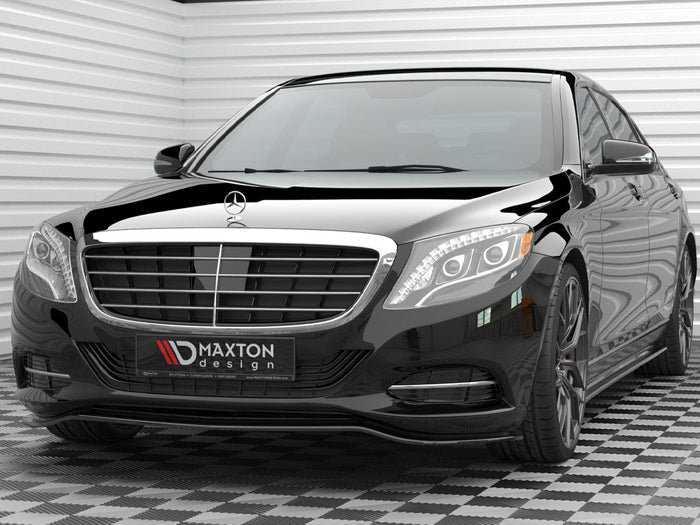 Front Splitter V.1 Mercedes-Benz S W222 - Maxton Design