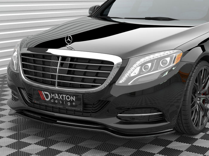 Front Splitter V.1 Mercedes-Benz S W222 - Maxton Design