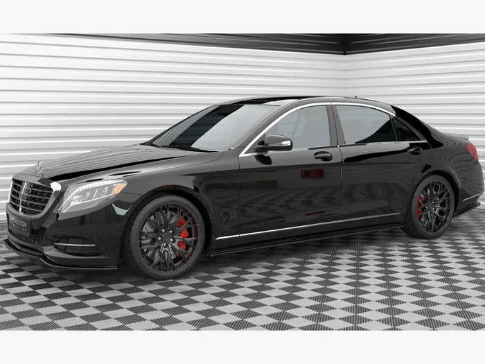 Side Skirts Diffusers Mercedes-Benz S Long W222 - Maxton Design