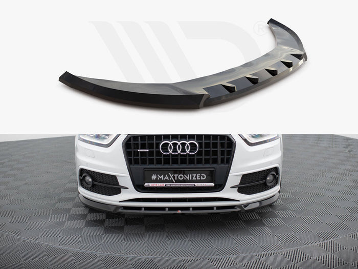 Audi Q3 S-Line 8U Front Splitter V.1 - Maxton Design