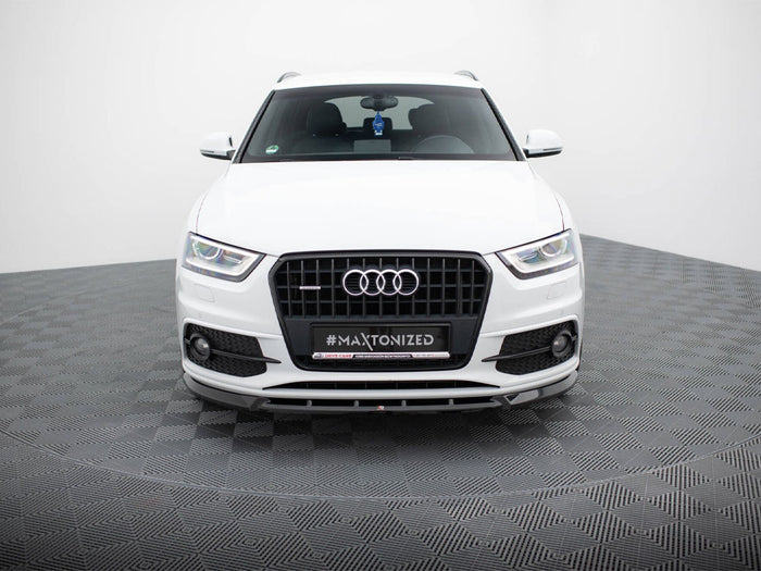 Audi Q3 S-Line 8U Front Splitter V.1 - Maxton Design