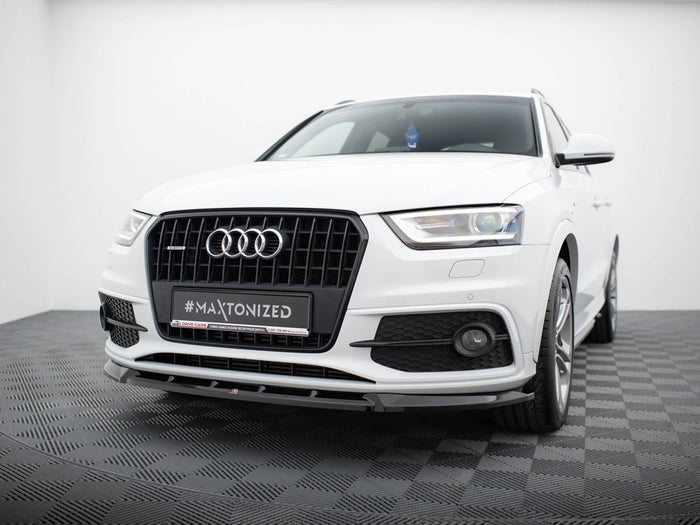 Audi Q3 S-Line 8U Front Splitter V.1 - Maxton Design