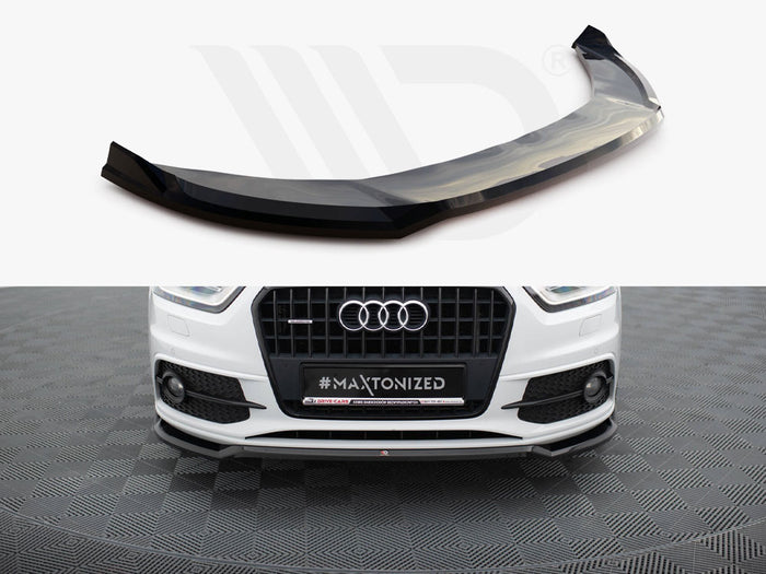Audi Q3 S-Line 8U Front Splitter V.2 - Maxton Design
