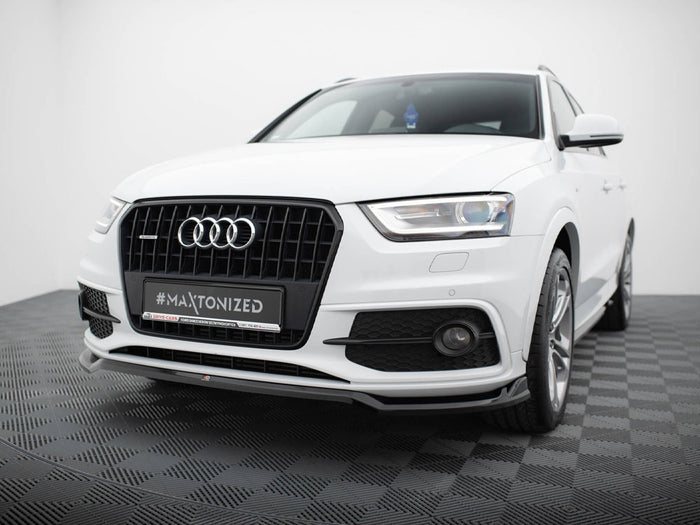 Audi Q3 S-Line 8U Front Splitter V.2 - Maxton Design