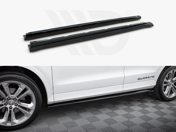 Audi Q3 S-Line 8U Side Skirts Diffusers - Maxton Design