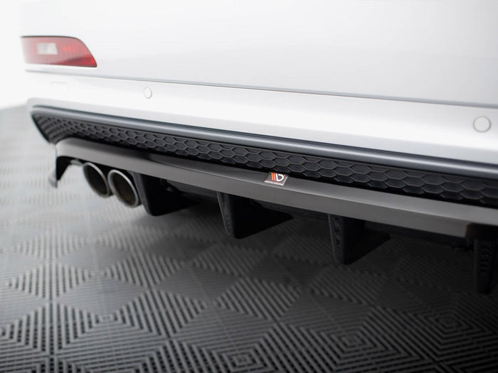 Audi Q3 S-Line 8U Rear Splitter (Vertical Bars) - Maxton Design