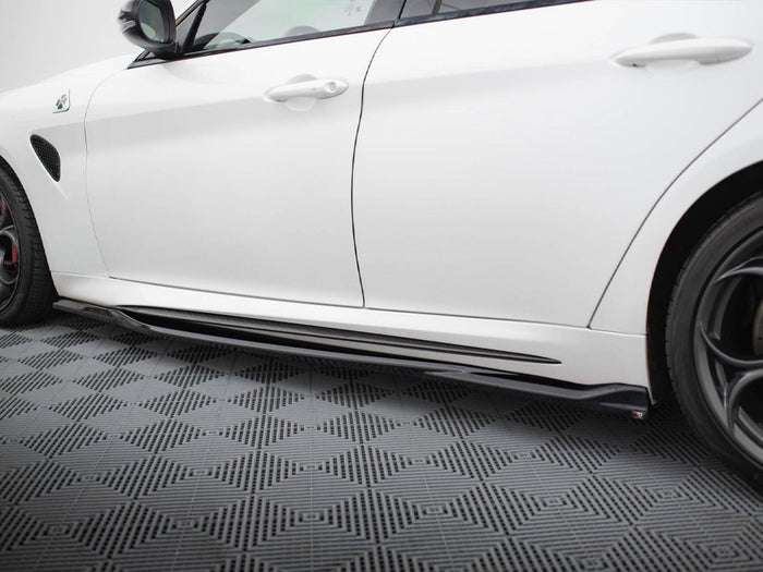 Side Skirts Diffusers Alfa Romeo Giulia Quadrifoglio - Maxton Design