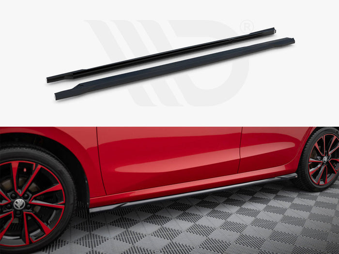 Side Skirts Diffusers Skoda Fabia Mk4 - Maxton Design