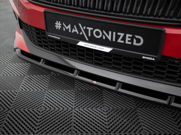 Front Splitter Skoda Fabia Mk4 - Maxton Design