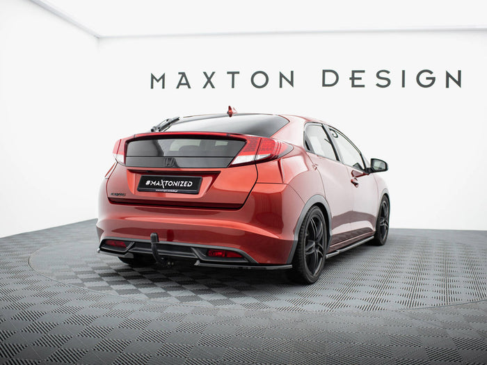 Honda Civic Hatchback Mk9 Rear Side Splitters - Maxton Design