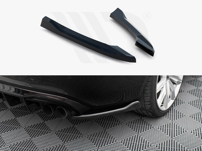 Audi S5 / A5 S-Line Coupe / Cabrio 8T Rear Side Splitters V.2 - Maxton Design