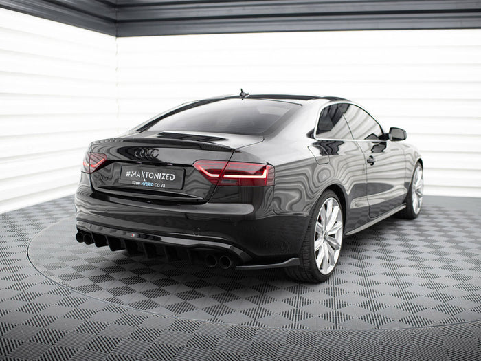 Audi S5 / A5 S-Line Coupe / Cabrio 8T Rear Side Splitters V.2 - Maxton Design