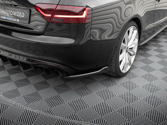 Audi S5 / A5 S-Line Coupe / Cabrio 8T Rear Side Splitters V.2 - Maxton Design