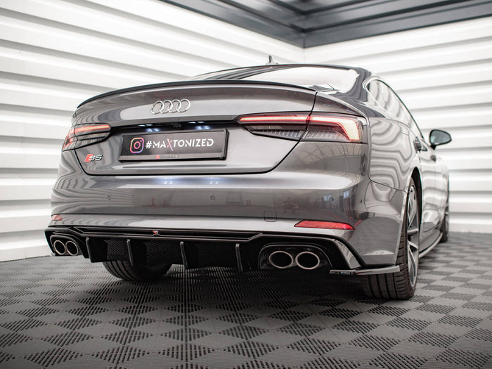 Audi S5 Coupe / Sportback F5 Rear Side Splitters - Maxton Design