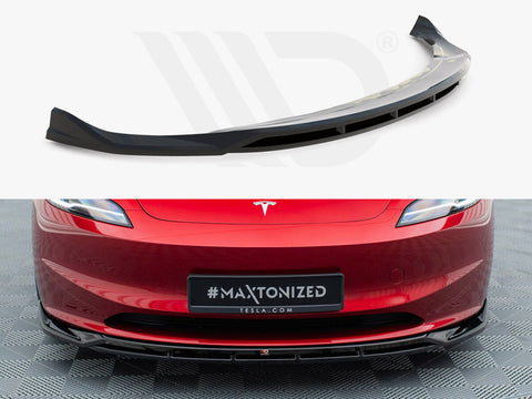 Tesla Model 3 FL Project Highland Front Splitter V.1 - Maxton Design