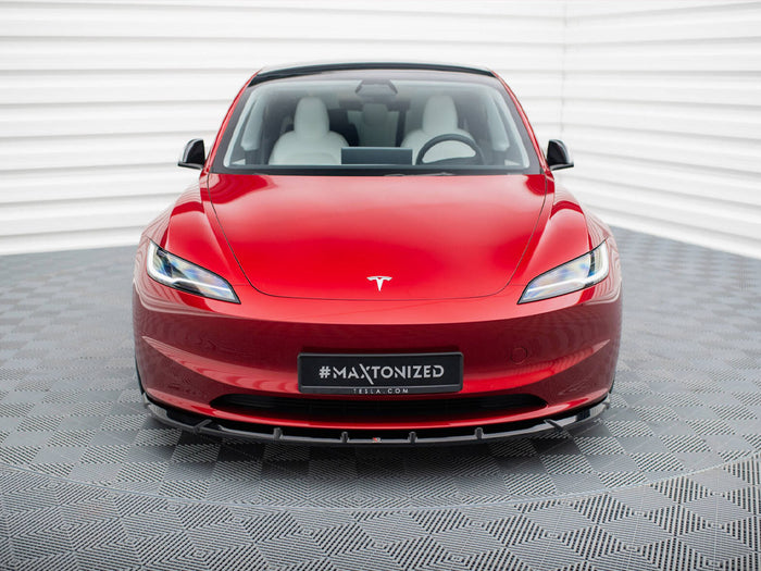 Tesla Model 3 FL Project Highland Front Splitter V.2 - Maxton Design