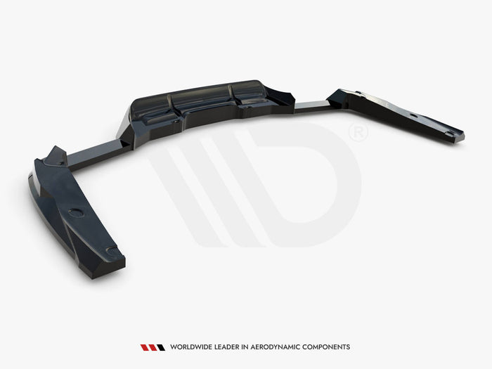 BMW X4 M F98 Rear Splitter (Vertical Bars) - Maxton Design