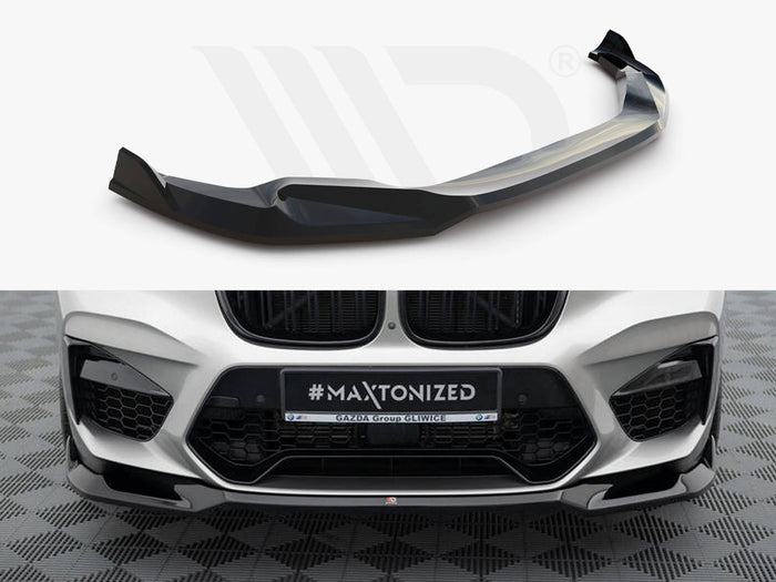 BMW X4 M F98 Front Splitter V.2 - Maxton Design