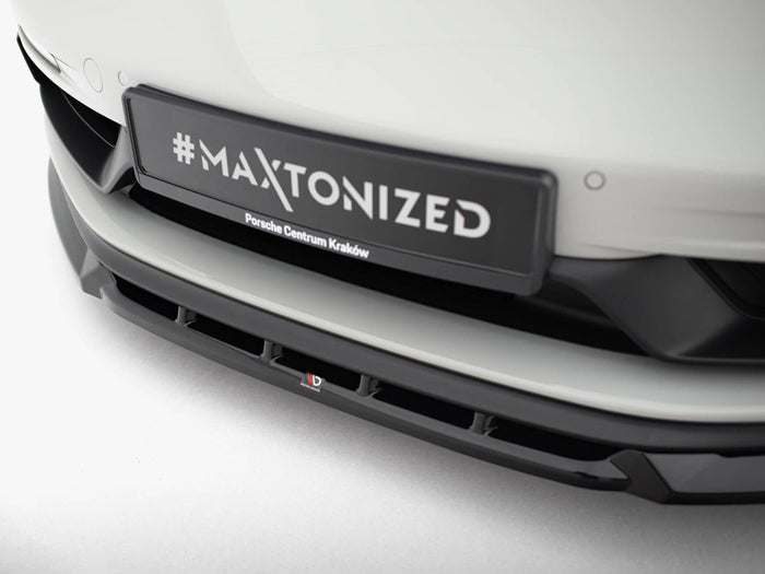 Porsche 718 Cayman GTS 982c Front Splitter V.2 - Maxton Design
