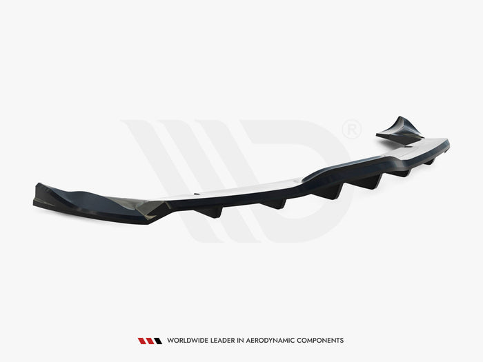 Tesla Model X Mk1 Facelift Rear Splitter (Vertical Bars) V.2 - Maxton Design