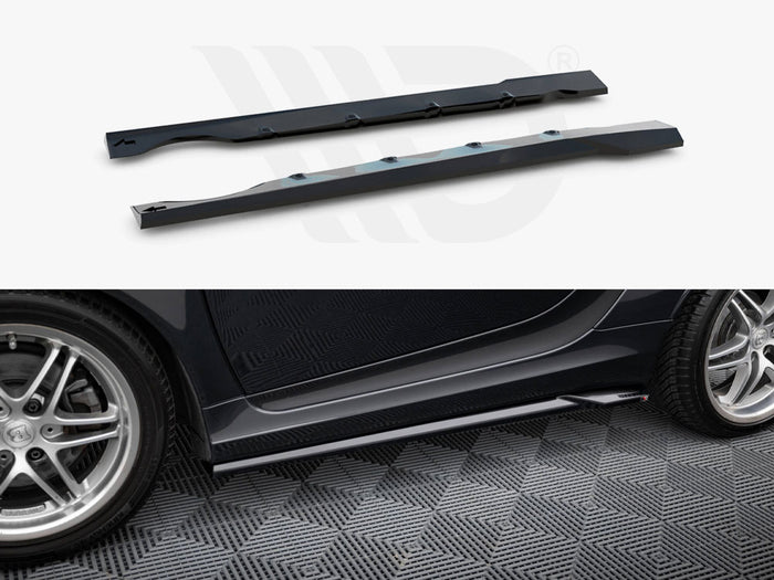 Side Skirts Diffusers Brabus Smart Fortwo C451 Facelift - Maxton Design