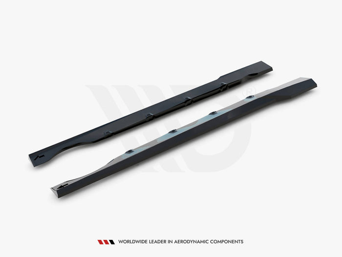 Side Skirts Diffusers Brabus Smart Fortwo C451 Facelift - Maxton Design