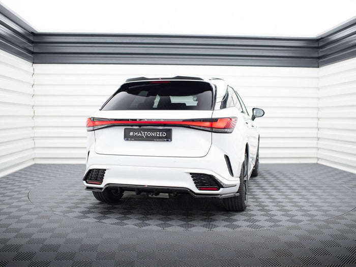 Lexus RX F-Sport Mk5 Central Rear Splitter (Vertical Bars) - Maxton Design