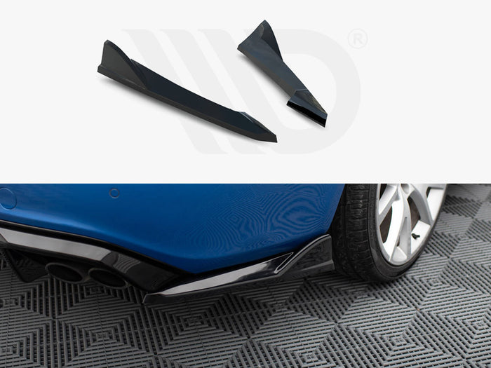 Audi S4 Sedan B8 Rear Side Splitters V.2 - Maxton Design