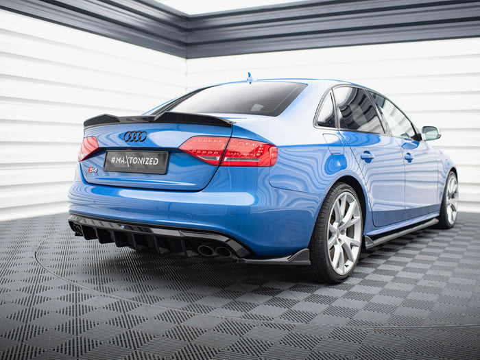 Audi S4 Sedan B8 Rear Side Splitters V.2 - Maxton Design