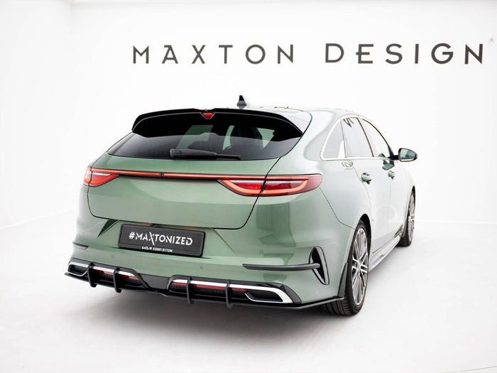 Kia Proceed GT-Line Mk1 Facelift Rear Splitter (Vertical Bars) - Maxton Design