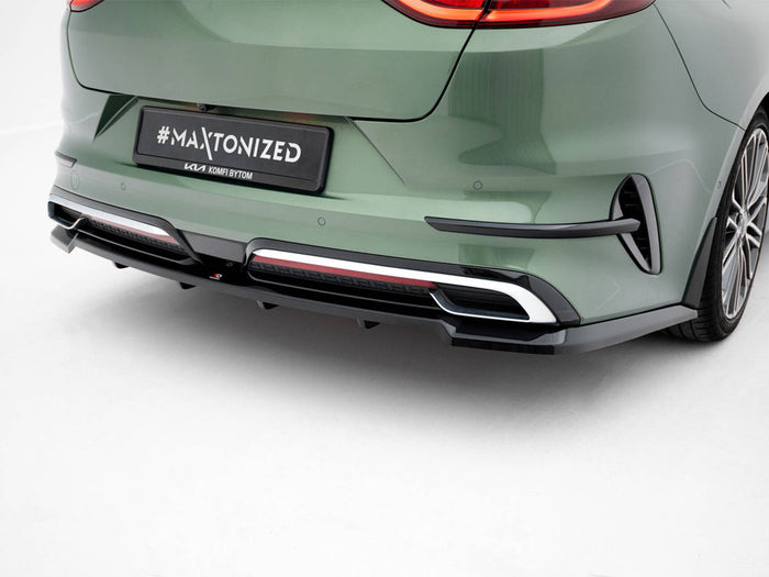 Kia Proceed GT-Line Mk1 Facelift Rear Splitter (Vertical Bars) - Maxton Design