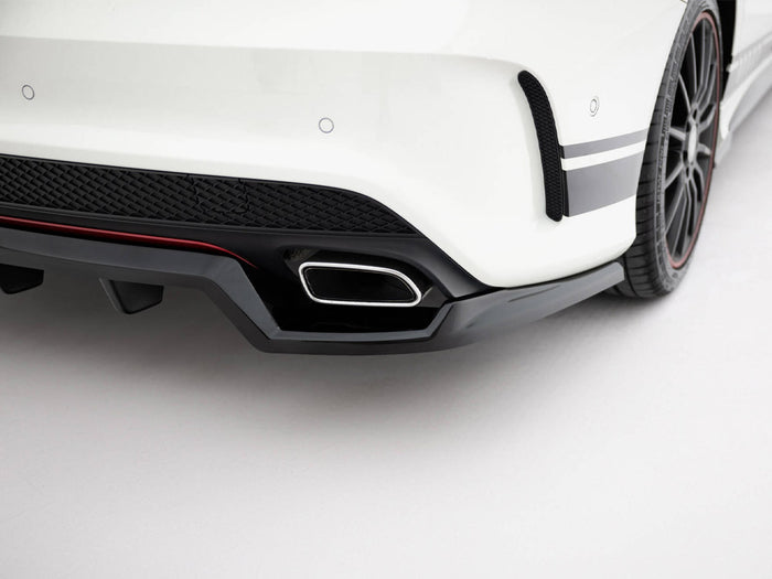 Rear Splitter (Vertical Bars) Mercedes-Benz CLA AMG-Line C117 - Maxton Design