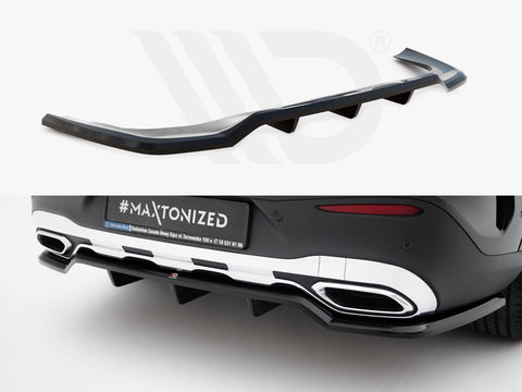 Rear Splitter (Vertical Bars) Mercedes-Benz GLC Coupe AMG-Line C254 - Maxton Design