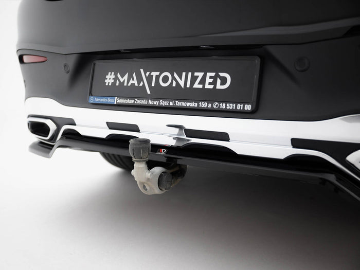 Rear Splitter (Vertical Bars) Mercedes-Benz GLC Coupe AMG-Line C254 - Maxton Design