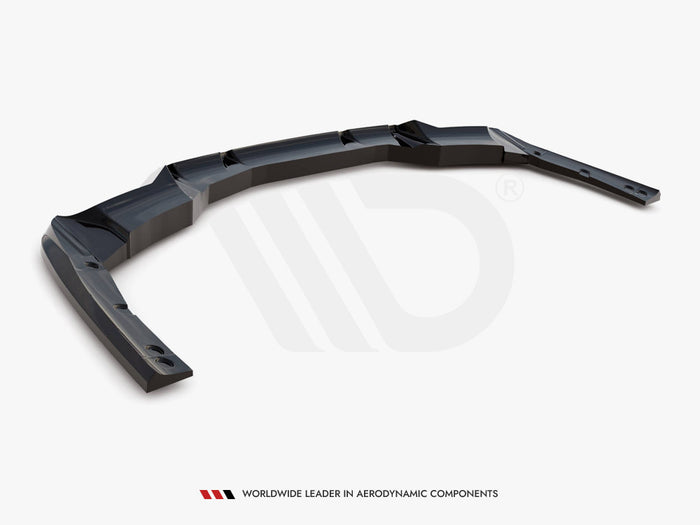 BMW iX3 M-Pack G08 Facelift Rear Splitter (Vertical Bars) - Maxton Design