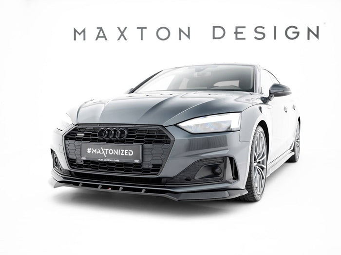 Audi A5 F5 Facelift Front Splitter V.2 - Maxton Design