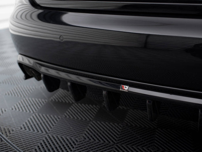 Audi A4 B8 (Single side dual exhaust version) Rear Valance - Maxton Design