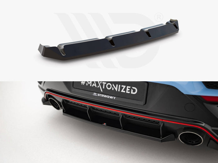 Hyundai Veloster N Mk2 Central Rear Splitter - Maxton Design