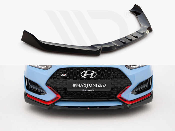 Hyundai Veloster N Mk2 Front Splitter V.2 - Maxton Design